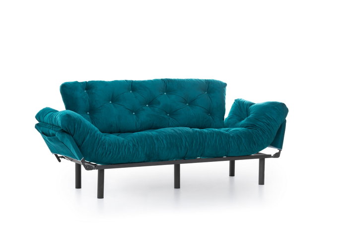 Atelier Del Sofa Nitta Triple - Verde petróleo Atelier Del Sofa Nitta Triple - Verde petróleo